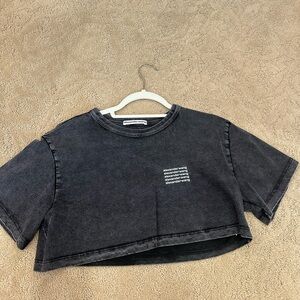 Alexander Wang Cropped Baby Tee